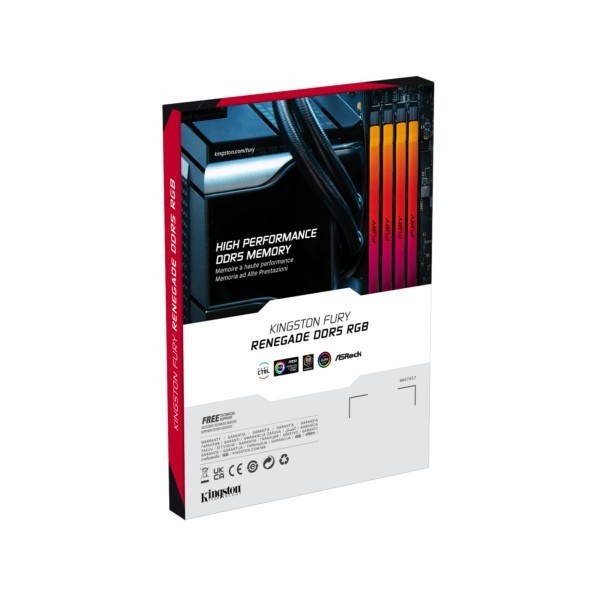 DDR5 32GB KIT 2x16GB PC 6400 Kingston Fury Renegade RGB